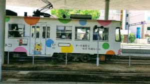 熊本市交通局1090形電車　全面広告電車